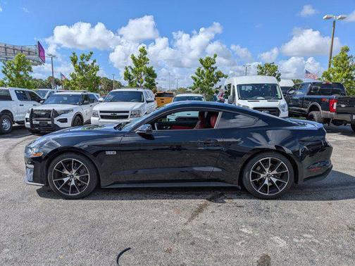 Shadow Black 2021 Ford Mustang EcoBoost
