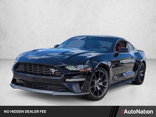 Shadow Black 2021 Ford Mustang EcoBoost