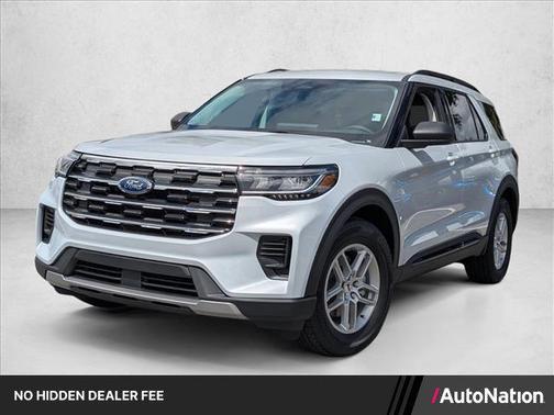 Space White Metallic 2026 Ford Explorer Active w/200A Pkg