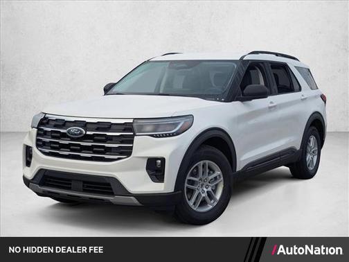 Star White Metallic Tri-Coat 2026 Ford Explorer Active