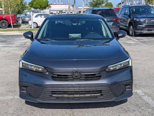 Platinum White Pearl 2022 Honda Civic EX