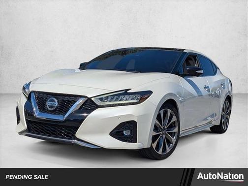 Pearl White Tricoat 2020 Nissan Maxima 3.5 Platinum