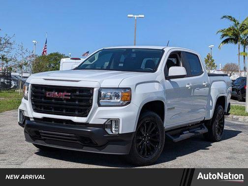 Summit White 2022 GMC Canyon Elevation