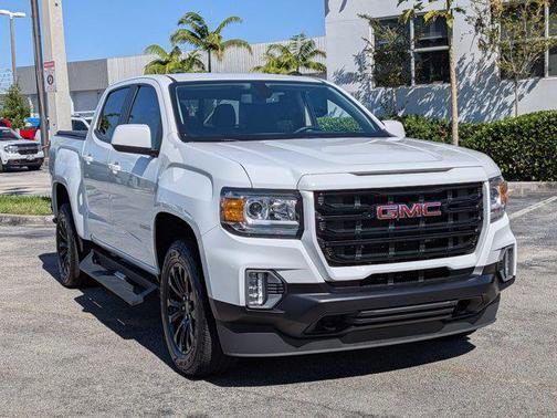 Summit White 2022 GMC Canyon Elevation