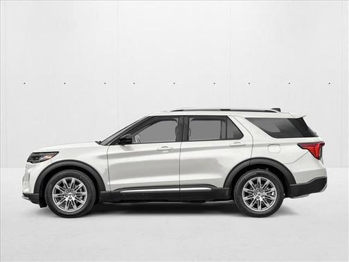 Star White Metallic Tri-Coat 2026 Ford Explorer Platinum