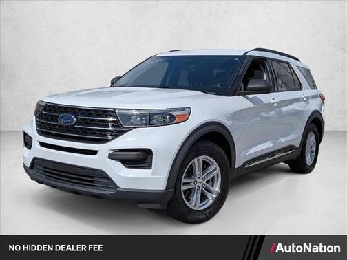 Oxford White 2021 Ford Explorer XLT