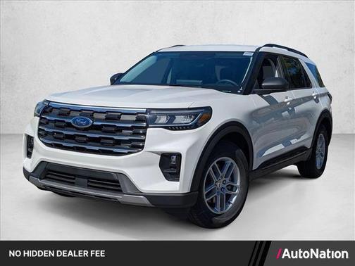 Star White Metallic Tri-Coat 2026 Ford Explorer Active