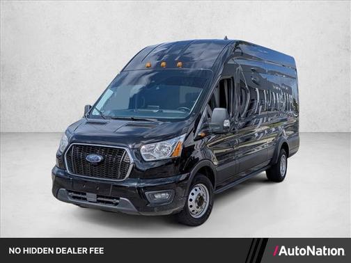 Agate Black Metallic 2021 Ford Transit-350 XLT