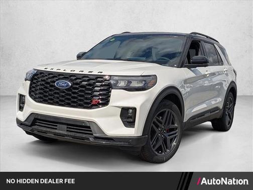 Star White Metallic Tri-Coat 2026 Ford Explorer ST