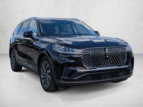 Infinite Black Metallic Clearcoat 2025 Lincoln Aviator Premiere