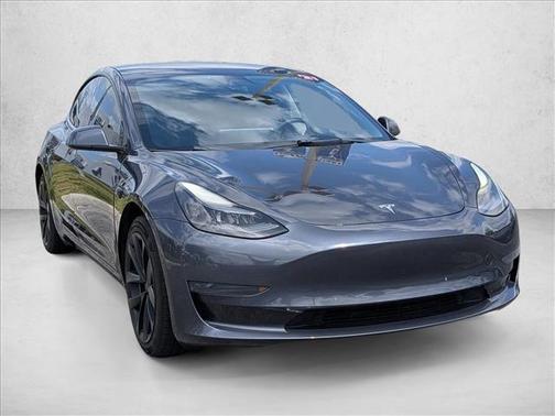 Silver/Gray 2021 Tesla Model 3 Standard Range Plus