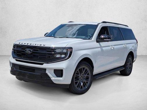 Star White Metallic Tri-Coat 2026 Ford Expedition Max Platinum
