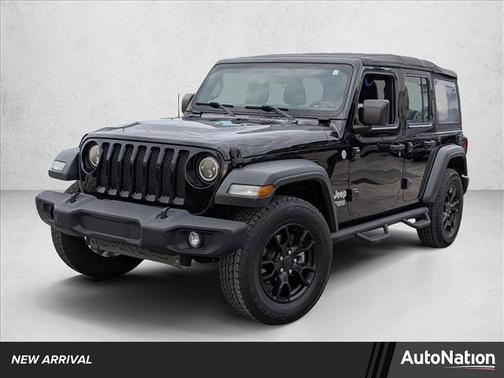 Black Clearcoat 2018 Jeep Wrangler Unlimited Sport