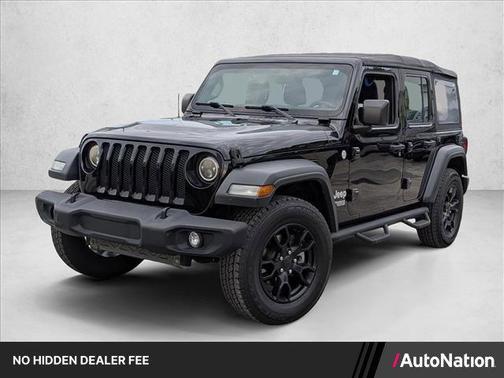 Black Clearcoat 2018 Jeep Wrangler Unlimited Sport