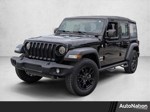 Black Clearcoat 2018 Jeep Wrangler Unlimited Sport