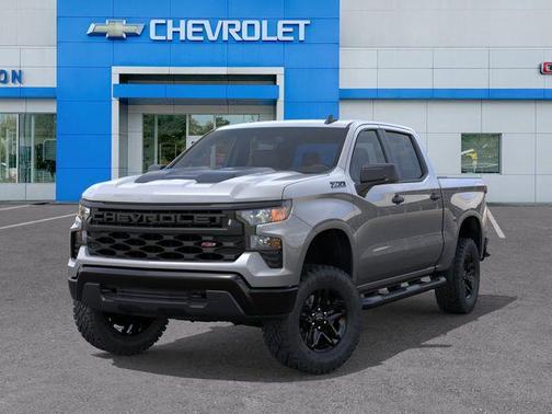 Sterling Gray Metallic 2026 Chevrolet Silverado 1500 Custom Trail Boss