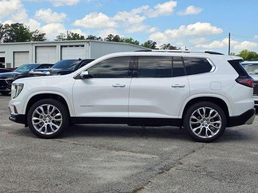 White Frost Tri-Coat 2024 GMC Acadia Denali