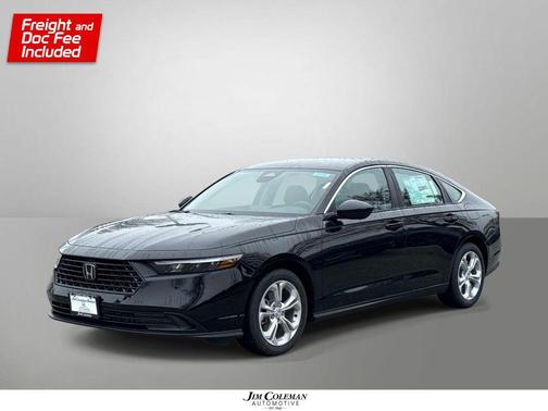 Crystal Black Pearl 2026 Honda Accord LX 1.5T