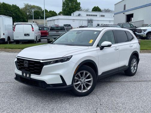 Platinum White Pearl 2023 Honda CR-V EX