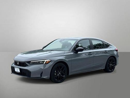 Gray 2026 Honda Civic Hybrid Sport