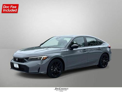 Gray 2026 Honda Civic Hybrid Sport