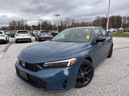 Blue Lagoon Pearl 2026 Honda Civic Hybrid Sport