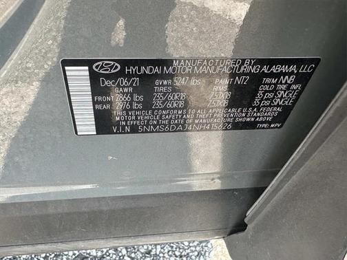 2022 Hyundai SANTA FE SEL 2.4