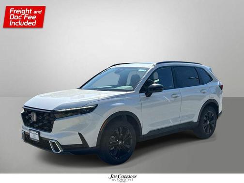 Platinum White Pearl 2026 Honda CR-V Hybrid Sport Touring AWD