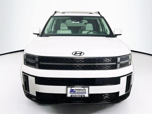 Serenity White 2026 Hyundai SANTA FE HEV Calligraphy