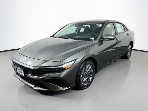 Amazon Gray 2026 Hyundai ELANTRA HEV Blue