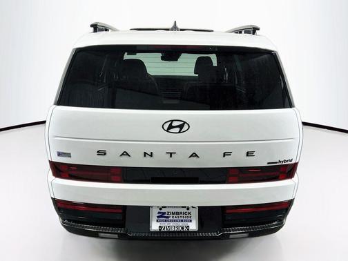 Serenity White 2026 Hyundai SANTA FE HEV Calligraphy