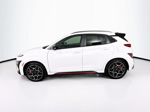 Lunar White 2023 Hyundai Kona N Base