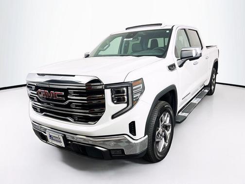 Summit White 2022 GMC Sierra 1500 SLT