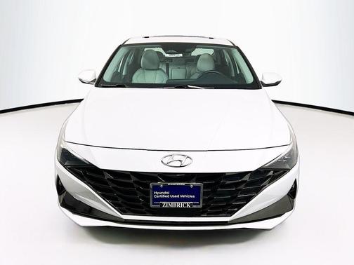Ceramic White 2023 Hyundai ELANTRA HEV Limited