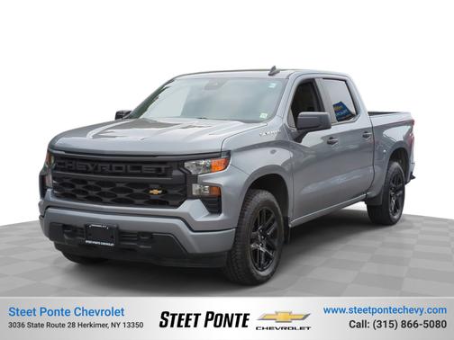 Sterling Gray Metallic 2024 Chevrolet Silverado 1500 Custom