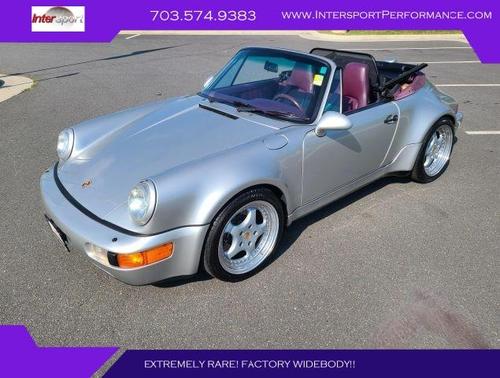 Silver 1994 Porsche 911 Carrera 2 Cabriolet