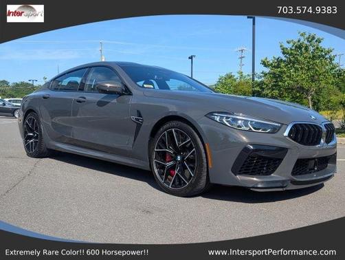 Gray 2021 BMW M8 Gran Coupe Gran Coupe Sedan