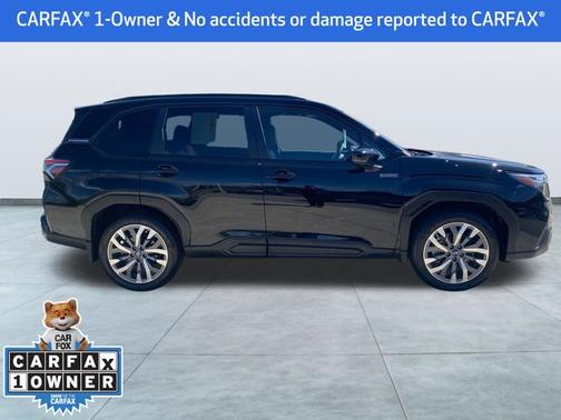 Crystal Black Silica 2025 Subaru Forester Touring Hybrid