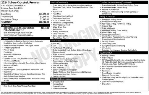 2024 Subaru Crosstrek Premium