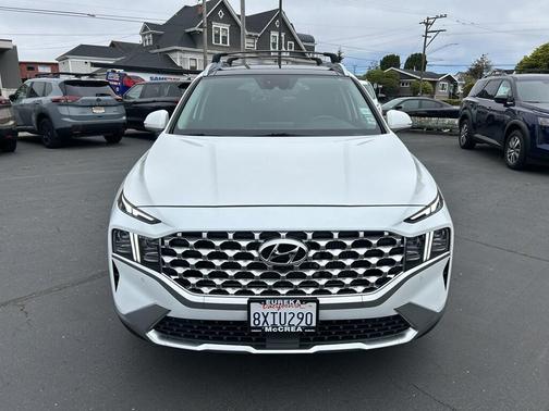 Quartz White 2021 Hyundai SANTA FE Limited