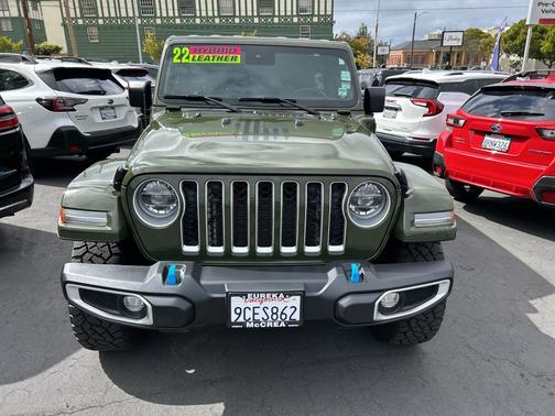 Sarge Green 2022 Jeep Wrangler Unlimited 4xe Sahara