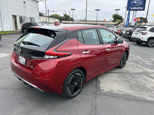 Scarlet Ember 2024 Nissan Leaf SV PLUS