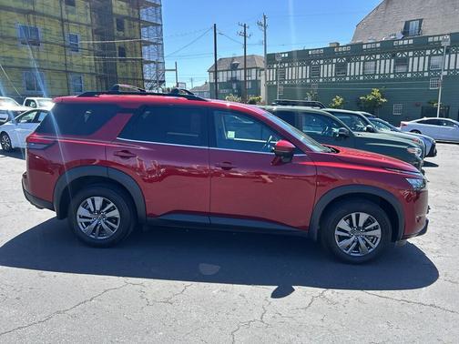 Scarlet Ember 2024 Nissan Pathfinder SV