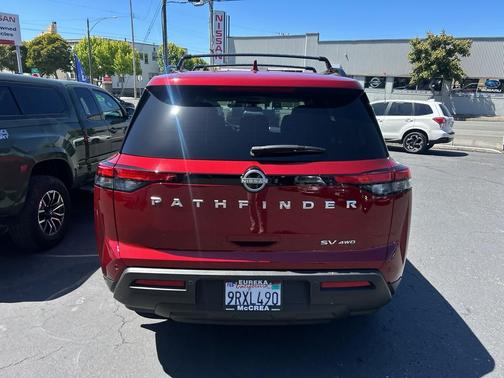 Scarlet Ember 2024 Nissan Pathfinder SV