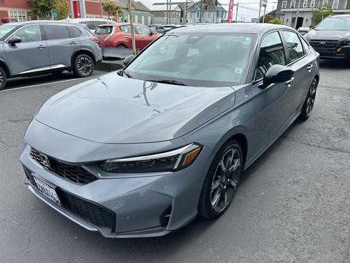 Gray 2026 Honda Civic Hybrid TOURING