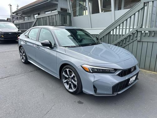 Gray 2026 Honda Civic Hybrid TOURING