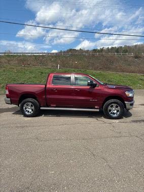 Red 2022 RAM 1500 Big Horn