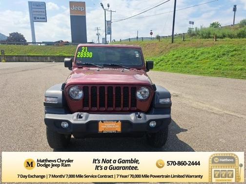 2021 Jeep Wrangler Sport