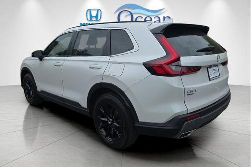 Platinum White Pearl 2025 Honda CR-V Hybrid Sport AWD