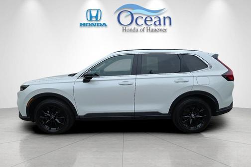 Platinum White Pearl 2025 Honda CR-V Hybrid Sport AWD